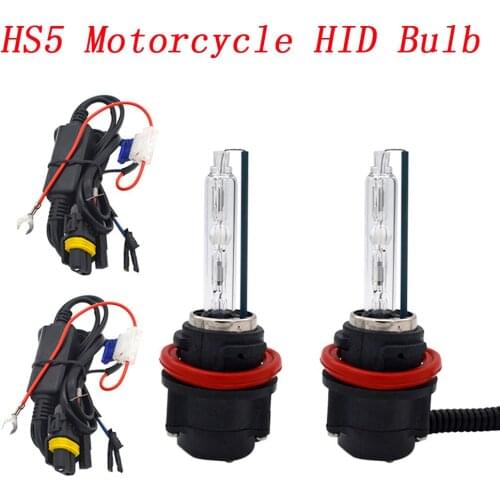 SKYJOYCE 55W Motorcycle HS5 BiXenon HID Bulb For PCX125 PCX 125 150 HS5 Motor Headlight Bulb Kit 35W 4300K 5000K 6000K HS5 Bulb