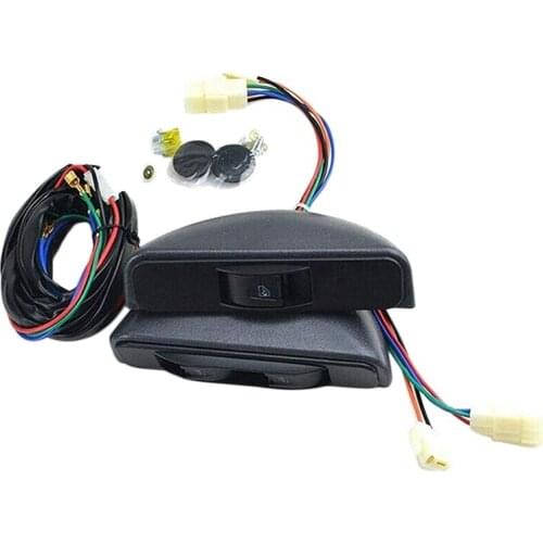 AU05 -12V Car Universal Crescent Power Window Switch Kit Car Power Window Switch Car Window Kit Automotive Accessories