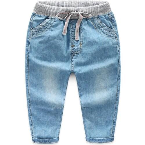 Spring Girls Jeans Baby Kids Jeans for Children Boys Girls Thin Denim Pants Toddler Pants Girls Kids Pants for Boy Girl 2-8Y