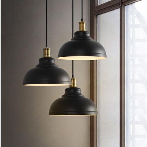 Vintage Pendant Lights Modern Retro Industrial Lamp Hanging Lighting Home Living Room Kitchen Island Decor Lampshade Luminaire