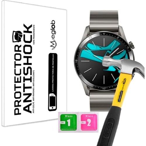 Protector de Pantalla Anti-Shock Anti-Golpe Anti-arañazos Compatible con Huawei Watch GT 2 42mm