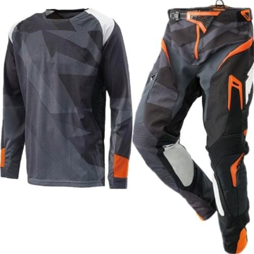 10 Colors MX MTB BMX Jersey and Pants Motocross Gear Set Dirt Bike Combos Off-Road Motorcycle Riding Suit Bike Gear Set