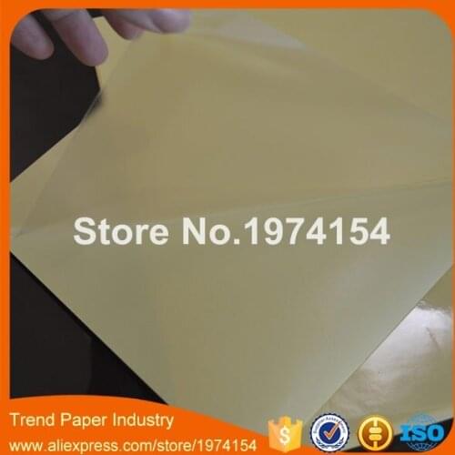 200 sheets Self-adhesive a4 blank transparent / clear pet label sticker sheets for laser printer size:210x297mm