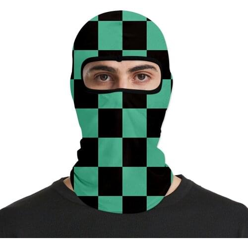 Kimetsu No Yaiba 3D Headgear Warm Keeping Riding Mask Cool Demon Slayer Sun Block Headscarf for Outdoor Activity Cosplay