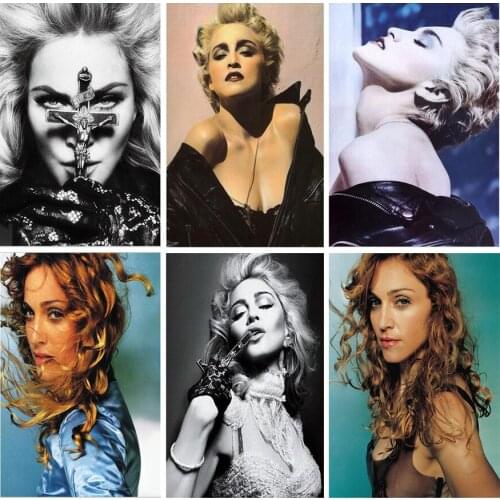 5D DIY Diamond Painting "Dance-pop Star Madonna" Full Square/Round Drill 3D Embroidery Cross Stitch Kits Home Decor Gift