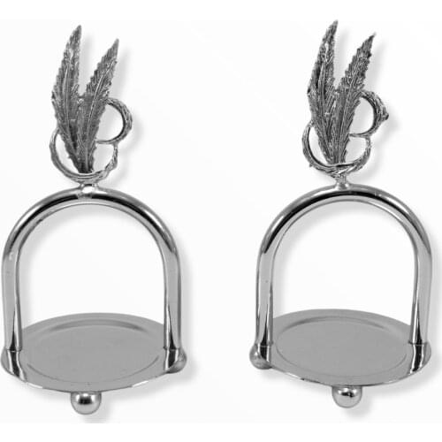 Tulip Home Accessories - 2 Sugar Bowl - Silver