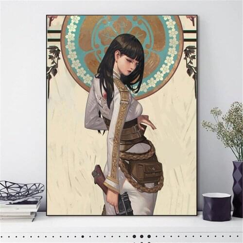 Diamond Painting 5D DIY Personality Girl Illustration Full Diamond Embroidery Cross Stitch Exquisite Home Decoration Gift