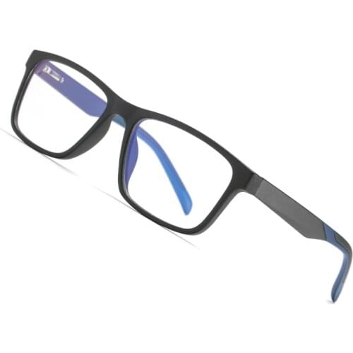 AOFLY BRAND DESIGN Ultralight TR90 Anti Blue Light Blocking Glasses Men Square Optics Frame Computer Clear Eyewear Women UV400