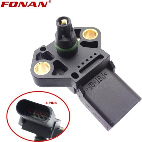 NEW MAP Manifold Absolute Pressure Sensor for PORSCHE CAYENNE (955) 3.0 TDI 2002-2010 95560618010 0281002401