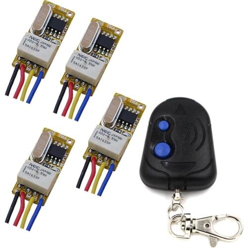Door Access Open Button Remote Switch Electronic Lock Mini RF Receiver Transmitter 3.7V 5V 9V 12V Small Wireless Switch 315/433