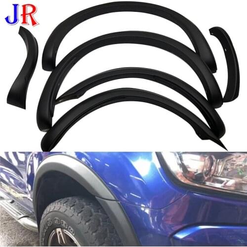 For Ford Ranger T6 T7 2012-2016 2017 2018 Wildtrak 3 Inch Fender Flares Wheel Arch Double Cabin black High-quality direct sales
