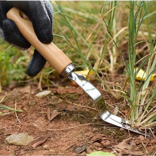 Garden Tools Weeder Fork Outdoor Weeding Removal Farmland Puller Stainless Steel Manual Transplant Dandelion Digging Lawn Weeder