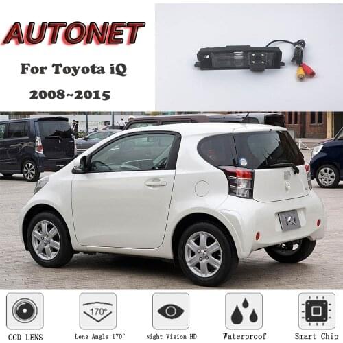 AUTONET Backup Rear View camera For Toyota iQ 2008 2009 2010 2011 2012 2013 2014 2015 Night Vision license plate camera