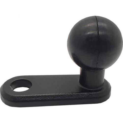 L Shaped Aluminum Alloy Base Holder Rubber Ball Head Rearview Mirror for Motorcycle Electric Vehicles Scooter Cellphones