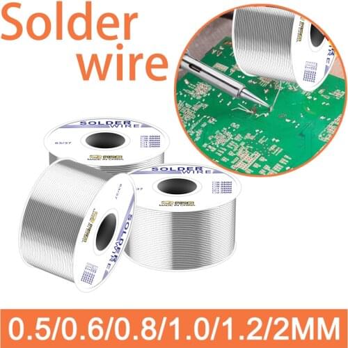 50g/100g Solder Wire 0.6/0.8/1.0/1.2mm High Purity Low Fusion Spot Rosin Soldering Wire Roll No-clean Tin BGA Welding