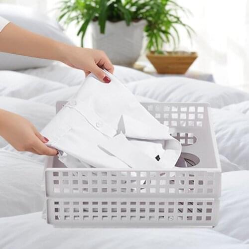 Detachable Flip Clothes Organizer Wardrobe Box Thickened Transparent Drawer Case Plastic Stackable Box Home Wardrobe #T2P