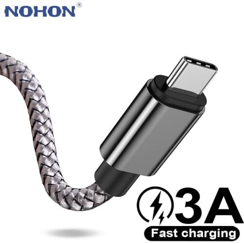 Type C USB Cable For Samsung Huawei Xiaomi mi LG Realme Mobile Phone Cord USBC Short Long 1m 2m 3m Data Charger Fast Charge Wire