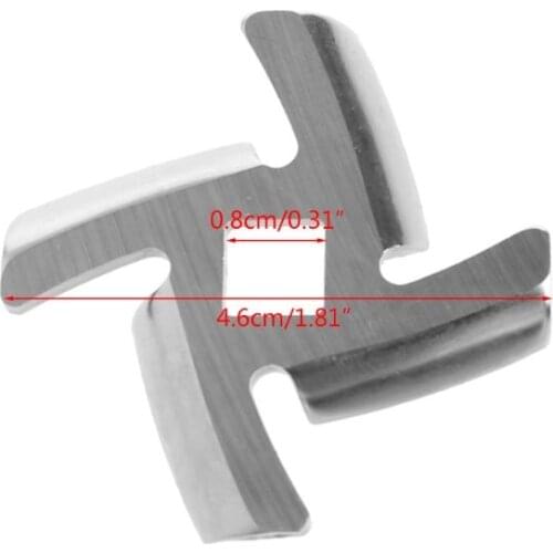 1Pc 50mm Diameter Stainless Steel Meat Grinder Blade Spare Part For Moulinex HV6 Dropshipping