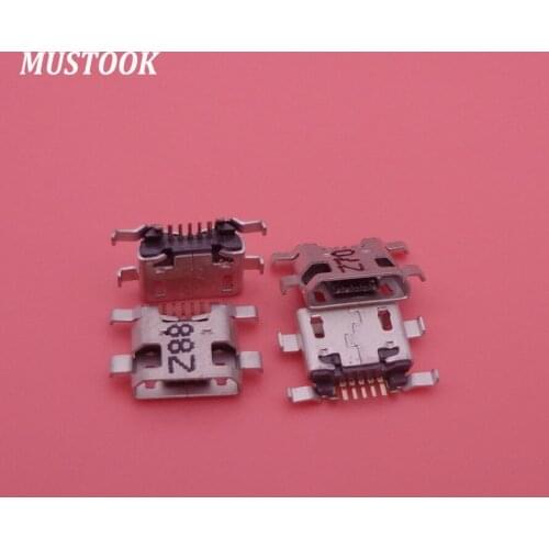 100pcs original new charging port micro usb connector for LENOVO A8-50 A5500H A5500 8" TABLET