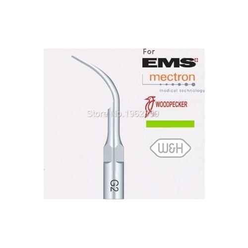2pcs G2 Dental Ultrasonic Scaler Scaling Tips fit EMS Woodpecker UDS Handpiece Tip Tools