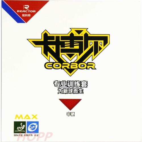 2pcs Reactor Corbor Pimples In Original Reactor Corbor Table Tennis Rubber Ping Pong Sponge