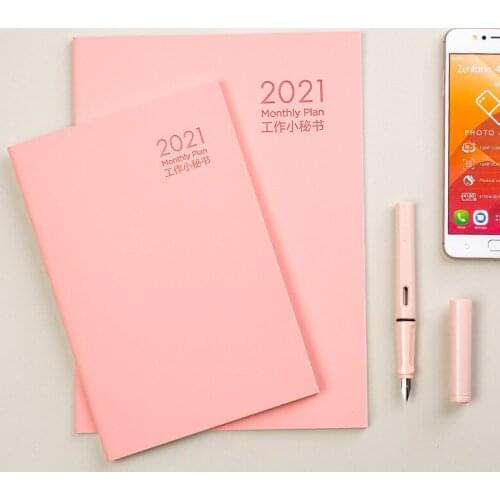 2021 2022 Planner Organizer A5 Notebook Agenda Daily Weekly Schedule Monthly School Office Supplies Journals Stationery Kpop