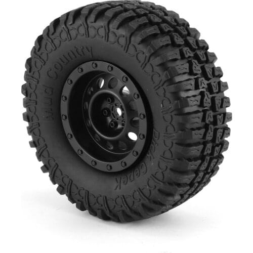 4Pcs For AUSTAR AX-3020/4020 1.9 Inch 103mm 1/10 Scale Tires with Wheel Rim for 1/10 D90 SCX10 CC01 RC Rock Crawler Parts