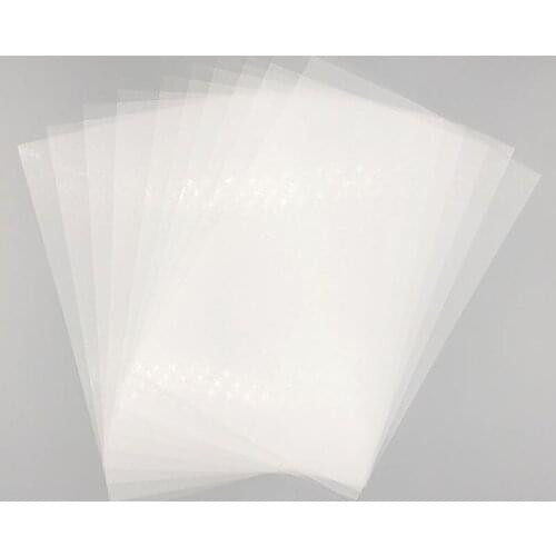 5 Pcs/Set Color Heat Shrink Sheet Plastic Magic Paper Sheet for Educational DIY Crafts M56
