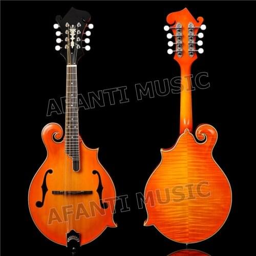 Afanti Solid Spruce top / Flamed Maple Back & Sides / Afanti Mandolin (AMB-206)