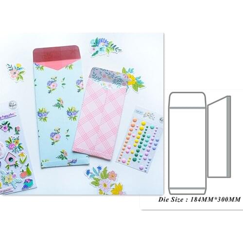 Large Envelope 2021 Metal Cutting Dies Stencil for DIY Scrapbooking Paper Cardmaking Decor Embossing Crafts No Stamp Hand-on