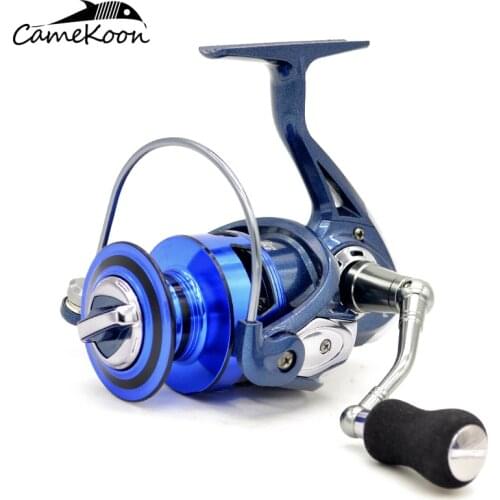 CAMEKOON 2000-5000 Series Spinning Fishing Reel 5.2:1 Gear Ratio 8KG Max Drag Power Reel for Carp Bass Fishing