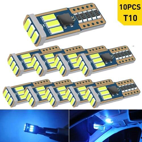10x Canbus T10 W5W Interior Led Car LED Bulb For Volvo XC60 XC90 S60 V70 S80 S40 V40 V50 XC70 V60 C30 850 C70 XC 60 940 740 2018