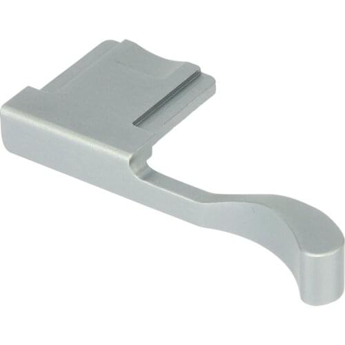 Haoge THB-X2S Metal Hot Shoe Thumb Up Rest Hand Grip for Fujifilm Fuji X100V Camera Accessories Silver