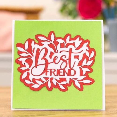 JMCRAFT 2021New Metal Cutting Dies Biessing Phrases #6 Cut Die Mold Scrapbook Card Making Paper Craft Mould Dies