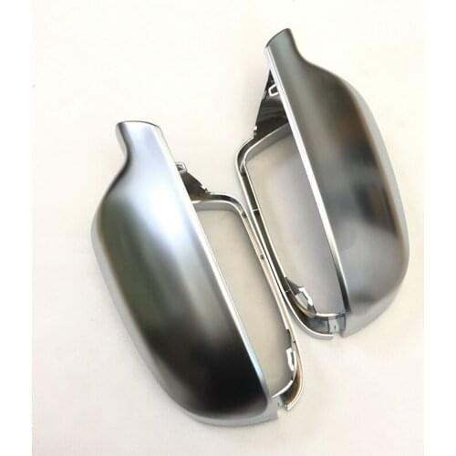 Matt Chrome Mirror Cover Rearview Side Mirror Cap S Line For Audi A3 A4 A5 B8.5 B8K 2011-2016 8F0857527B 8F0857528B