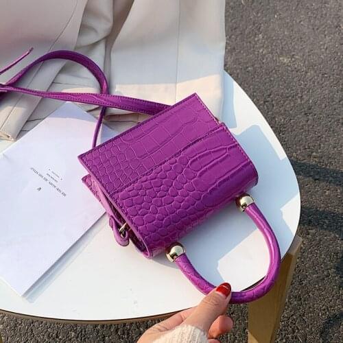 Mini Stone Pattern Totes For Women 2020 Crossbody Shoulder Messenger Handbags Lady Travel Cross Body Bag Purses #25