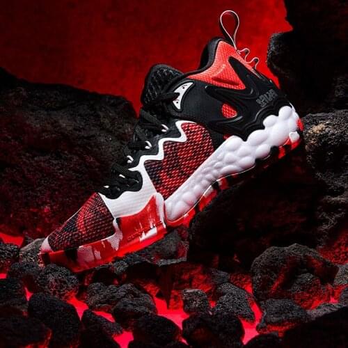 361 Degree men sneakers basketball shoes walking sneakers 2021 men cushion mens sports shoe Basket high top black