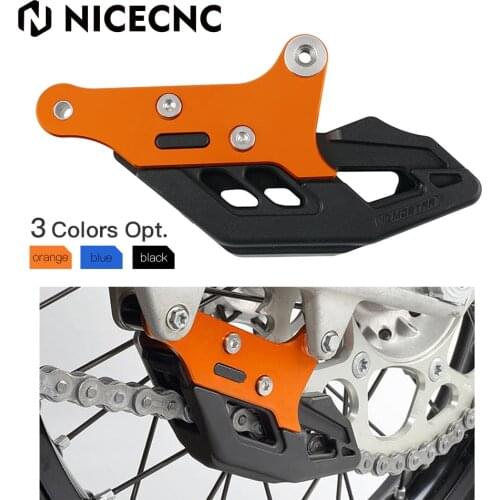 NICECNC Chain Guide Cover Protector For KTM 125 250 300 350 400 450 500 SX SXF XC XC-F EXC EXC-F XCW XCF-W TPI 6D Six Days 08-21