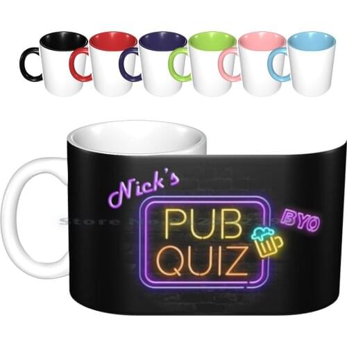 Nicks Pub Quiz #nickspubquiz Ceramic Mugs Coffee Cups Milk Tea Mug Nick Heath Nicks Pub Quiz Nickspubquiz Tooting London