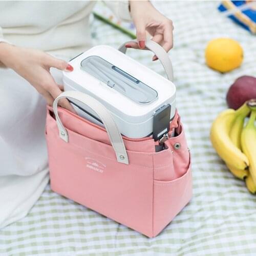 Office Women Lunch Bag Waterproof Kids School Bento Thermal Pouchs Portable Outdoor Camping Handbag Picnic Fruit Snack Organizer