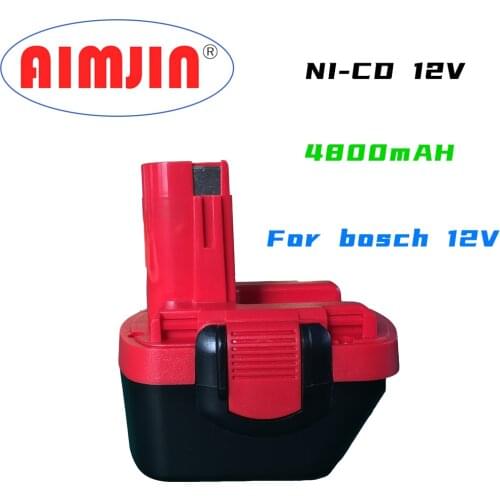 2021 Original for Bosch 12V 4800mah PSR Rechargeable Battery AHS GSB GSR VE-2 BAT043 BAT045 BAT046 BAT049 BAT120 BAT13
