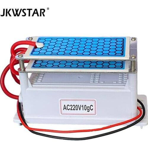 Ozone Generator 220V Ozonio Gerador Double Integrated Long Life Ceramic Plate ozonIzator air Water Cleaner Air Purifier