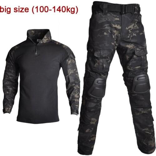 Military Uniform Army Combat Camouflage Shirts Tactical Uniform Outdoor Airsoft Paintball Clothing Cargo Pants Germen Uniform