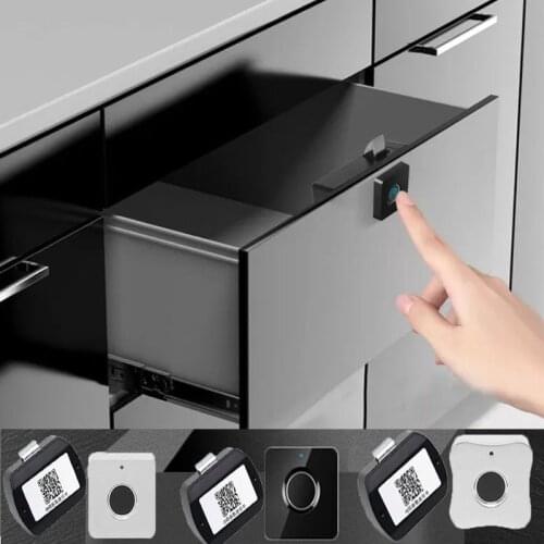 Drawer Lock Intelligent Electronic Lock Smart Lock Fingerprint USB Charging Furniture Biometric Fingerprint Cabinet Lock