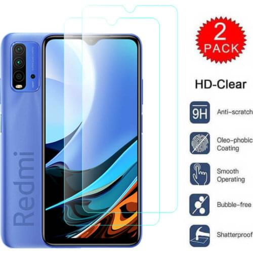2Pcs Xiomi Redmi 9T Glass for xiaomi Redmi 9T Protective Glass on Xaomi Redme T9 Screen Protector Redmi9T Clear Phone Film Armor