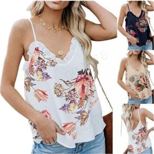 Woman Tshirts 2021 New Summer Europe Lace Printing Condole v-neck Sexy Female T-shirt Harajuku T Shirt Women OMN8619