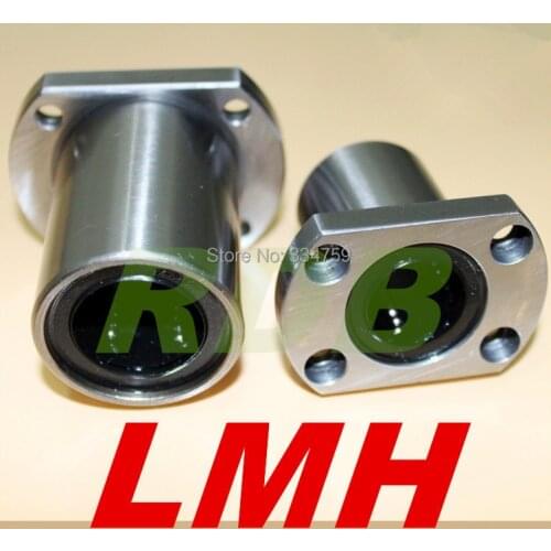 4 pcs Free shipping LMH8UU 8mm flange bearing CNC Flange Linear Bearings Flange Linear Bush LMH8