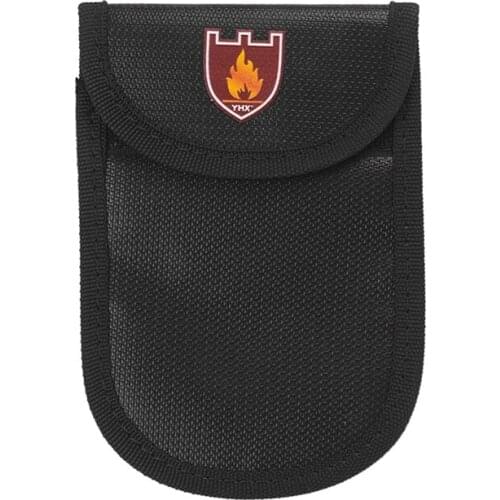 Safe Storage Fireproof Bag Money Pouch Valuables Holders Suit for ID Card Key Passport Bills Receipts Cash