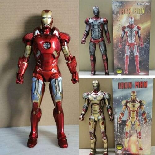 Empire toys Marvel Avengers Ironman Iron Man MK 7 PVC Figure Model Toys 12" 30cm