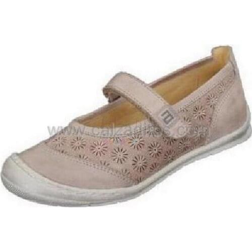 Leather goods with toe and velcro, of Andanines